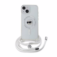 Karl Lagerfeld Crossbody IML Karl Head MagSafe ümbris jaoks iPhone 15 / 14 / 13 - läbipaistev