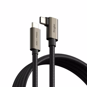 Ringke 3.2 gen. 2x2 USB-C, PD 3.1 240W 2m angled kaabel - must