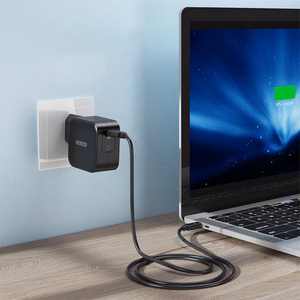 Choetech GaN USB Type C wall Laadija 61W Power Delivery must (Q6006)