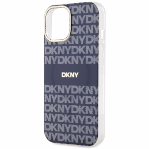 DKNY IML Mono & Stripe MagSafe ümbris jaoks iPhone 15 / 14 / 13 - sinine