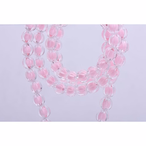 COLORFUL Phone lanyard, Phone pendant / cord length 120cm (60cm in the loop) / on neck - lite pink