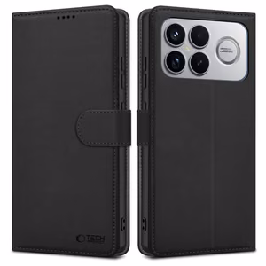 Tech-Protect rahakotikott Xiaomi Poco F8 Ultra jaoks - must