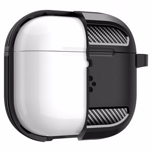 Чехол Spigen Rugged Armor для AirPods 4 - чёрный