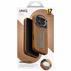 Uniq Heldro Pro Magclick Charging Ümbris jaoks iPhone 17 Pro - Brown