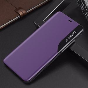 Eco Leather View Case элегантный чехол-книжка с подставкой для iPhone 13 Pro фиолетовый