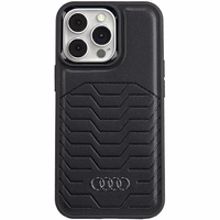 Audi Synthetic Leather ümbris with MagSafe jaoks iPhone 13 Pro / 13 - must