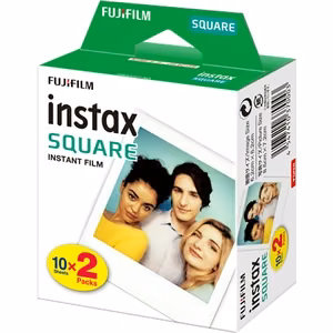 Fujifilm kiirpildikaamera fotopaber Instax Square Glossy (4547410549157) – 20 kaadrit, 62 × 62 mm