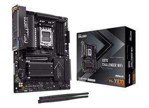 ASROCK X870CHALLENGERWIFI AMD X870 Socket AM5 ATX emaplaat, DDR5-SDRAM, 4 pesa, Wi-Fi, Bluetooth, 1 x M.2