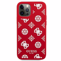 Guess GUHCP12LLSPEWRE iPhone 12 Pro Max 6.7" punane/punane kõva korpus Peony Collection