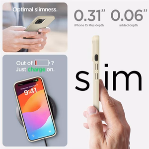 Spigen Thin Fit iPhone 15 Plus Ümbris - Beige