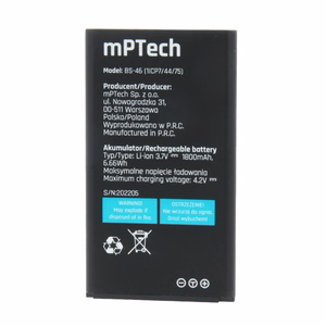 Battery jaoks Hammer Rock / Basalt 1800mAh