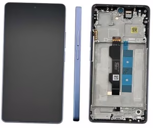 LCD ekraan Xiaomi Redmi Note 13 Pro 4G/Poco M6 Pro 4G puuteekraaniga koos raamiga Lavender Purple originaal (service pack)