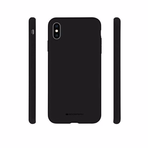Mercury Силиконовый Чехол для iPhone 15 Pro Max 6,7" чёрный