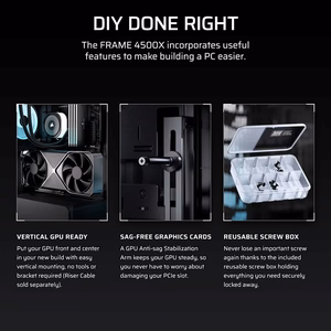 Corsair 4500X LX-R RGB karastatud klaas kesktorni korpus, must