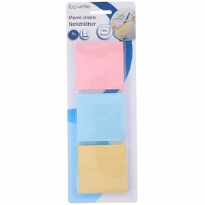 Topwrite märkmepaberite komplekt, 3 × 50 lehte