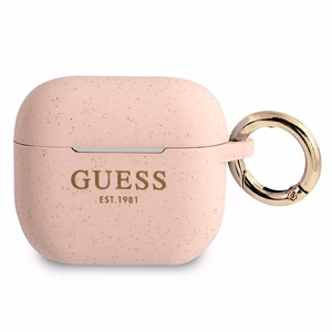 Guess GUA3SGGEP чехол AirPods 3 розовый/розовый Silicone Glitter