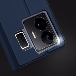 Dux Ducis Skin Pro Ümbris jaoks Realme GT Neo 5 / Realme GT3 Flip Cover Card Wallet Stand must