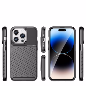 Thunder Case iPhone 14 Pro soomustatud ümbris must