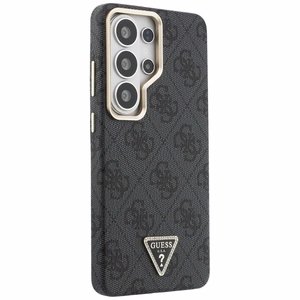 Guess чехол 4G Triangle Logo MagSafe для Samsung Galaxy S26 Ultra чёрный