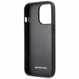 AMG AMHCP14LDOLBK iPhone 14 Pro 6.1 "must / must hardcase Leather Hot Stamped