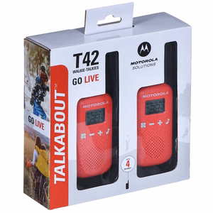 Motorola Talkabout T42 kaksikpakett punane