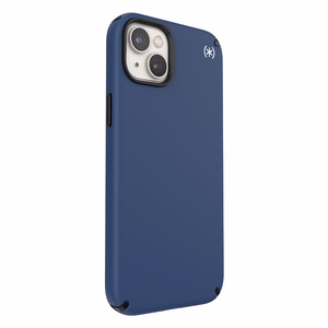 Speck Presidio2 Pro ümbris seadmele iPhone 15 Plus / 14 Plus, Microban mikroobivastase kaitsega, Coastal Blue / Black / White värvikombinatsioon