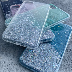 Wozinsky Star Glitter Shining Cover Samsung Galaxy A31 jaoks läbipaistev