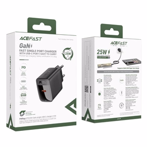 Laadija Acefast A104 25W GaN USB-C must
