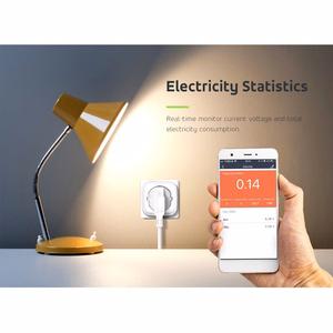 GreenBlue WiFi kaugjuhtimisega pistikupesa Android/iOS/Alexa/Google Home energiatarbimine taimer maks. 3680W tüüp F GB720 F