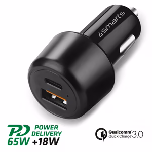 Автомобильное зарядное устройство VoltRoad Ultimate 83W с PD и QC черный