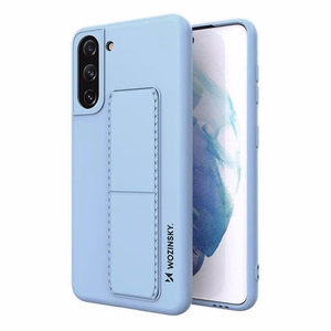 Wozinsky Kickstand Case силиконовый чехол с подставкой Samsung Galaxy S21+ 5G голубой