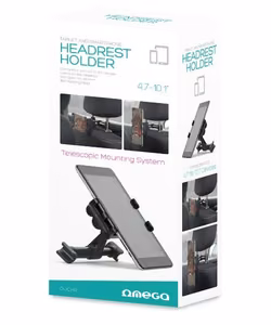 Universaalne auto telefonihoidik OMEGA (4.7"-10.1") tagumise peatoe kinnitusega