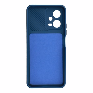 Camshield Soft jaoks Xiaomi Redmi Note 12 5G/Poco X5 Tumesinine
