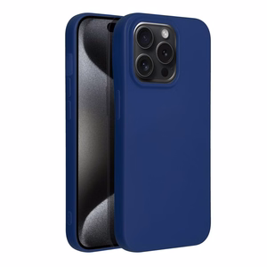 SOFT Ümbris jaoks IPHONE 15 Pro tumesinine