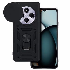 Slide Camera Armor Ümbris jaoks Xiaomi Redmi A4 Must