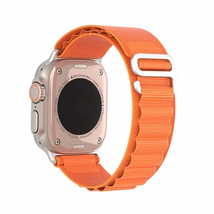 DUX DUCIS strap GS nylon jaoks Apple Watch 42 / 44 / 45 / 49 mm oranž