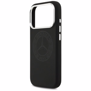 Mercedes Силиконовый Vintage Logo MagSafe Чехол для iPhone 17 Pro - чёрный