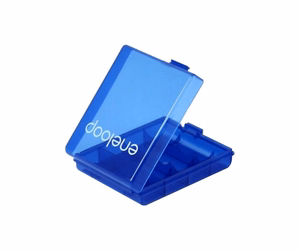 Laetavad patareid PANASONIC ENELOOP AA 2000 mAh 4 tk + ümbris (BK-3MCDE/4CP+CASE)