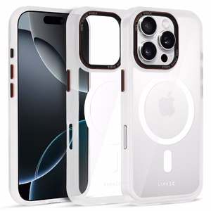 Liavec Hybrid Magsafe Clear Ümbris jaoks Iphone 16 Pro Max