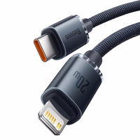 Baseus Crystal Shine cable USB-C to Lightning, 20W, PD, 2m (must)