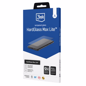 Karastatud klaas 3mk HardGlass Max Lite must jaoks Samsung Galaxy S24 FE