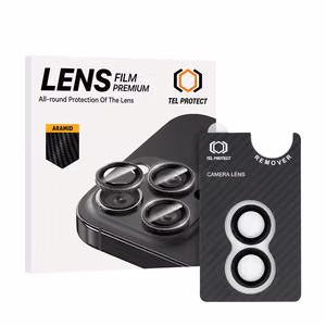 Tempered glass Tel Protect 3D Lens Aramid Series on camera jaoks Iphone 17 (lens 2 pieces)