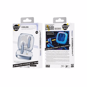 WEKOME VB09 Cyerin Series Bluetooth 5.3 TWS juhtmevabad kõrvaklapid laadimiskarbiga, valged