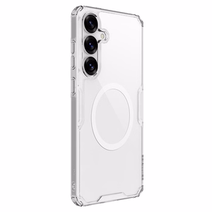 Nillkin Nature TPU Pro Magnetic Ümbris with MagSafe jaoks Samsung S25 - valge