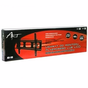 ART AR-08 telerihoidik (60-100"; max 100kg), must