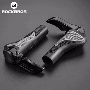 Rockbros BT1007B jalgratta juhtraua käepidemete komplekt sarvedega - must