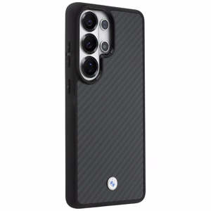 BMW Sign Magnetic Carbon Fiber MagSafe Ümbris for Samsung Galaxy S26 Ultra - must