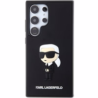 KARL LAGERFELD ümbris jaoks SAMSUNG S24 Ultra KLHCS24L3DRKINK (3D RUBBER IKONIK NFT) must