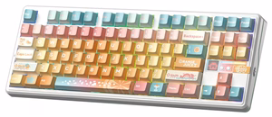 AULA Gasket F87 Pro V2 Orange Soda Kailh Meteorite Ice Cream RGB klaviatuur