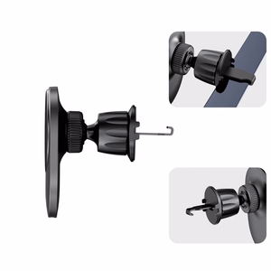 Tech-Protect MM15W-V1 Car Phone Hoidja koos MagSafe 15W Induktiivne Laadija jaoks Air Vent - must